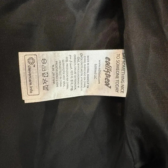 Edikted Neo Puffer Vest Black Small - Picture 4 of 7